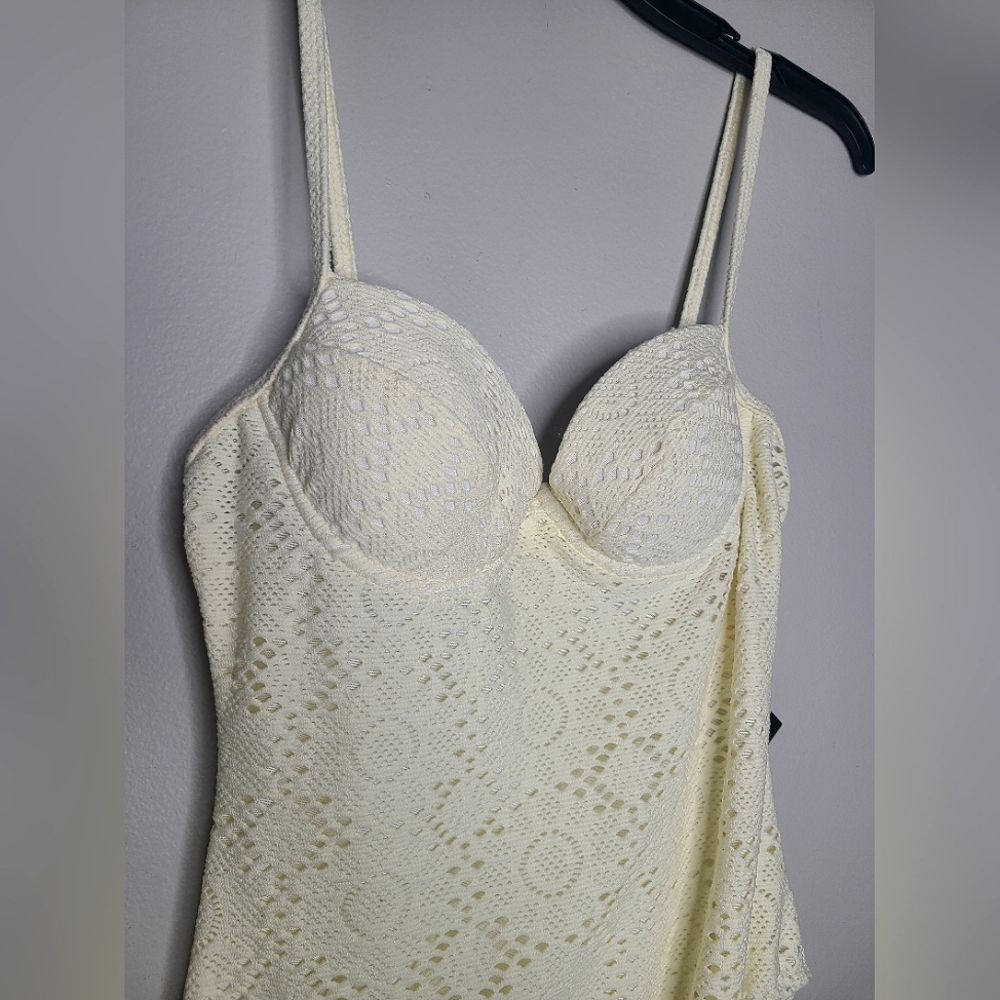 Shape fx Crochet One Piece Swim-NWT